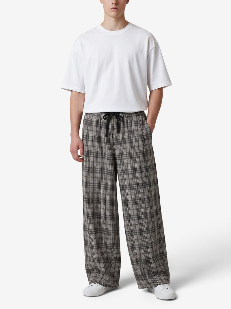 Needles Tartan Wool Cropped Trousers MU260922.66  Needles 