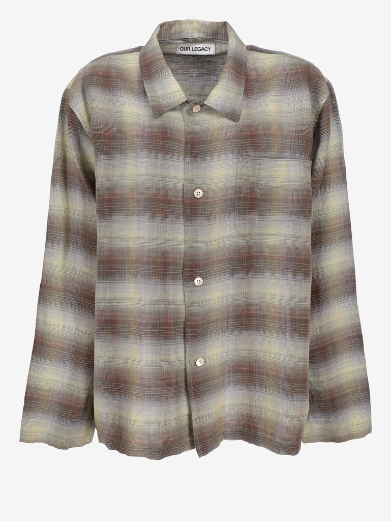 Our Legacy Vintage Pastel Printed Cotton Shirt MU260922.42  Our Legacy 