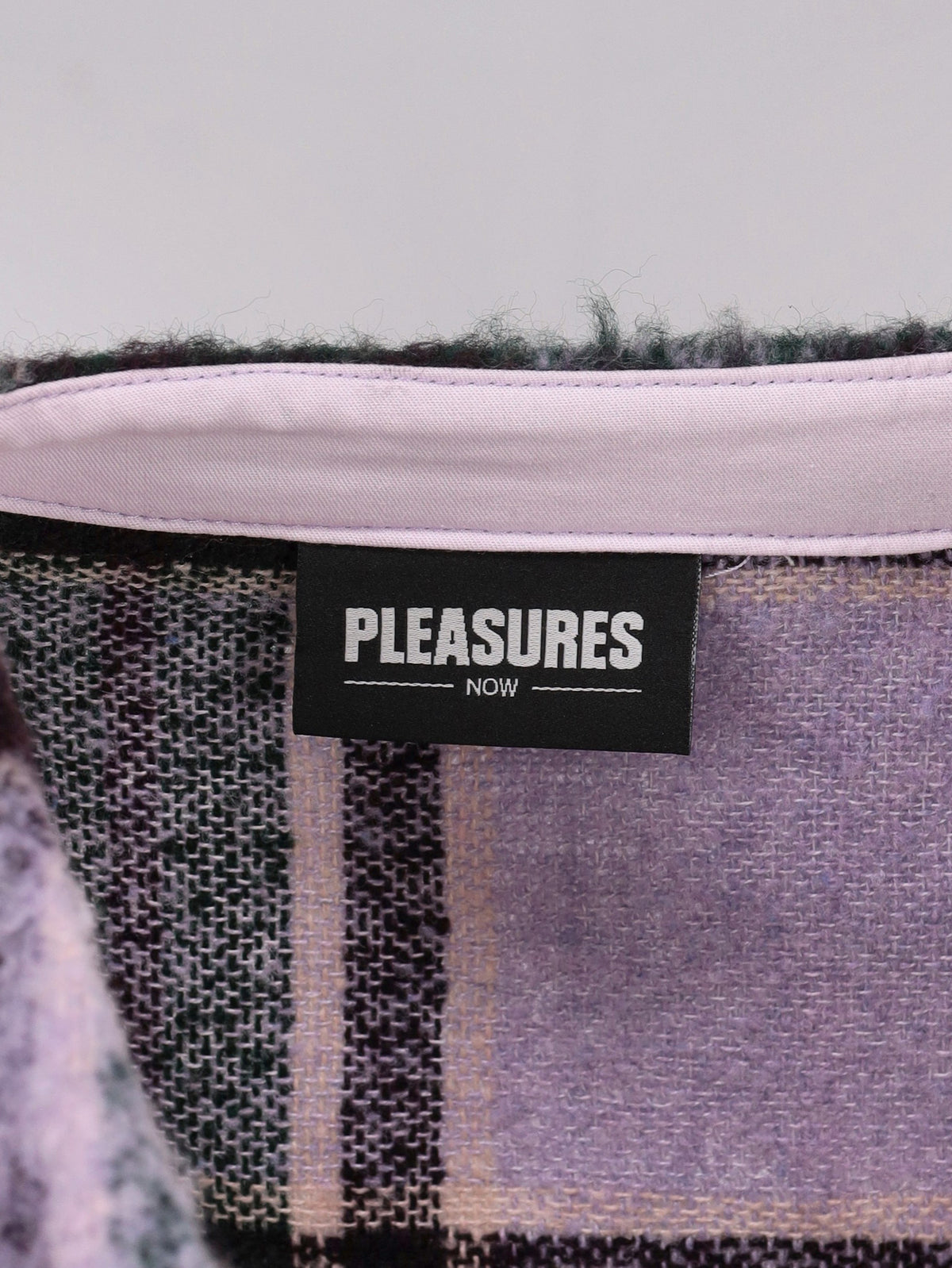 Vintage Lilac Tartan Wool-Blend Cardigan MU260922.60  Pleasures 