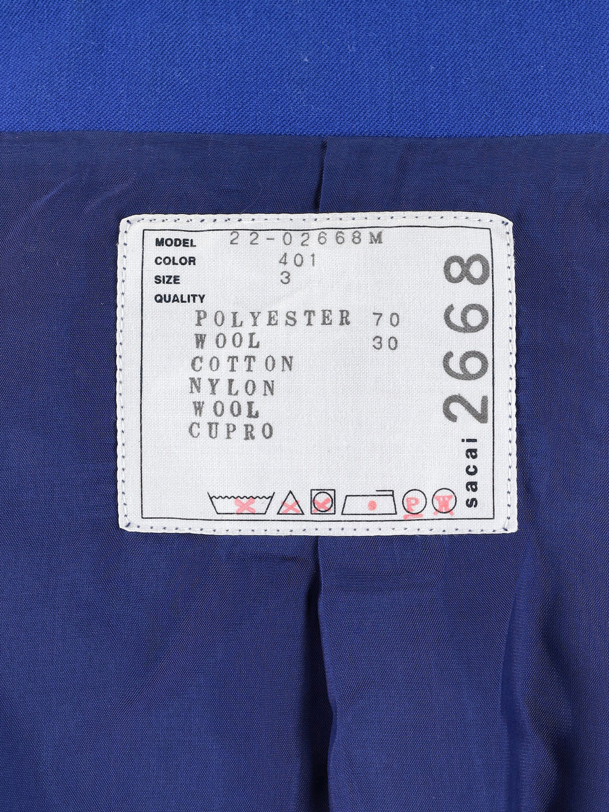 Sacai Deconstructed Button-Detail Blazer RU21726.32  Sacai 