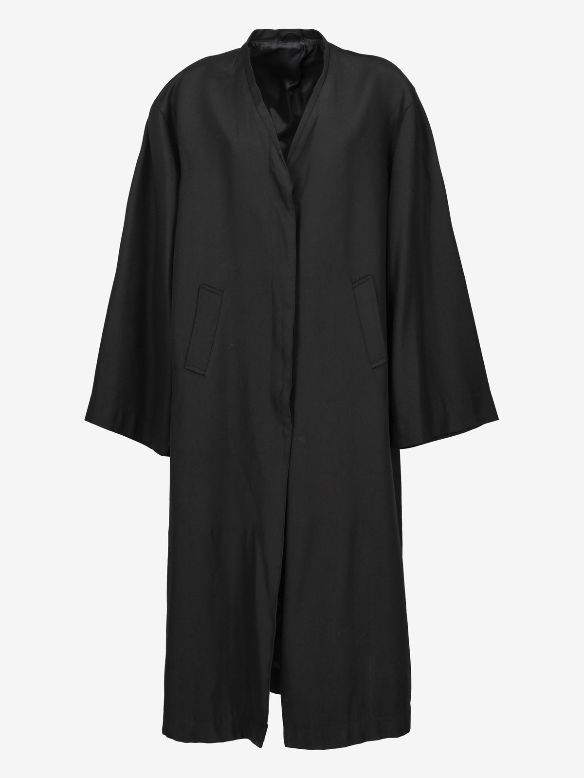 Vintage Black Oriental-Style Kimono Coat MU260922.56  Vintage 