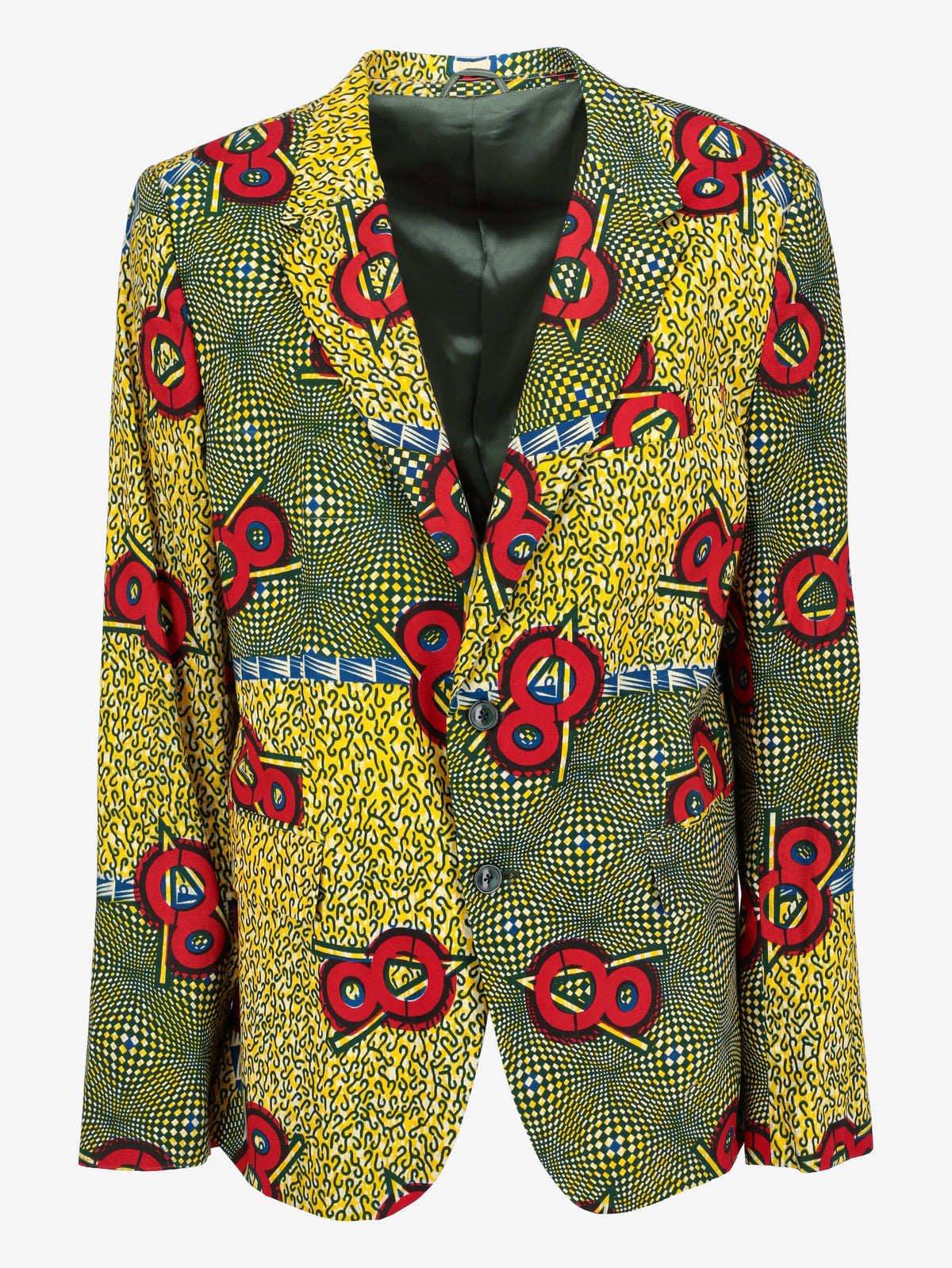 Vintage African-Inspired Printed Blazer RU21726.13  Vintage 
