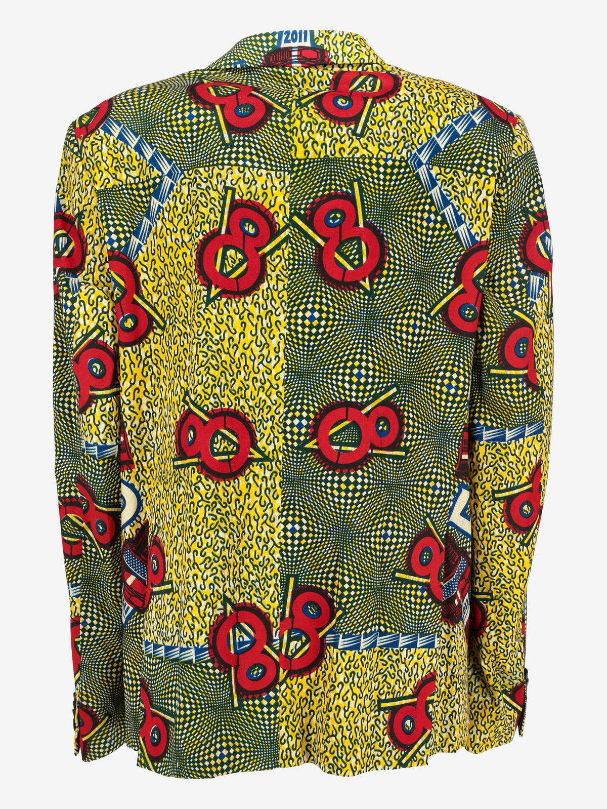 Vintage African-Inspired Printed Blazer RU21726.13  Vintage 