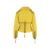 Collection Privée yellow down jacket, fitted style with collar, front pockets, zip fastening pre-owned