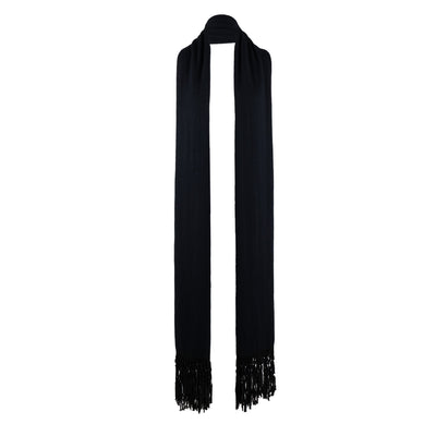 Secondhand Collection Privée Wool Shawl with Fringes