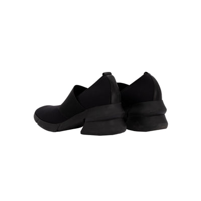 Elena Iachi black neoprene sneakers shoes pre-owned