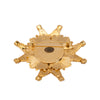 Gianfranco Ferré golden brooch pre-owned