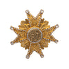 Gianfranco Ferré golden brooch pre-owned