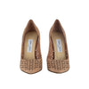 Jimmy Choo beige perforated leather Anouk décolleté pre-owned