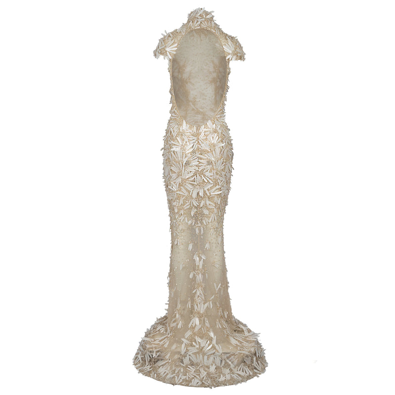 Zohair Murad Haute Couture Embellished Paillettes Gown Second Hand - '20s