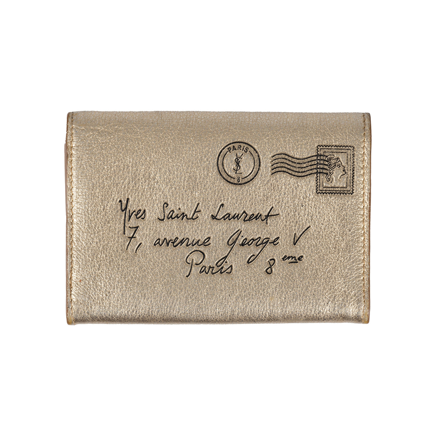 Secondhand Yves Saint Laurent Leather Card Holder