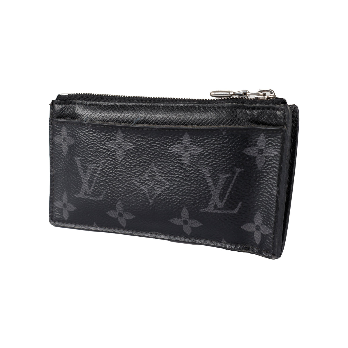 Secondhand Louis Vuitton Monogram Eclipse Taigarama Card Holder 