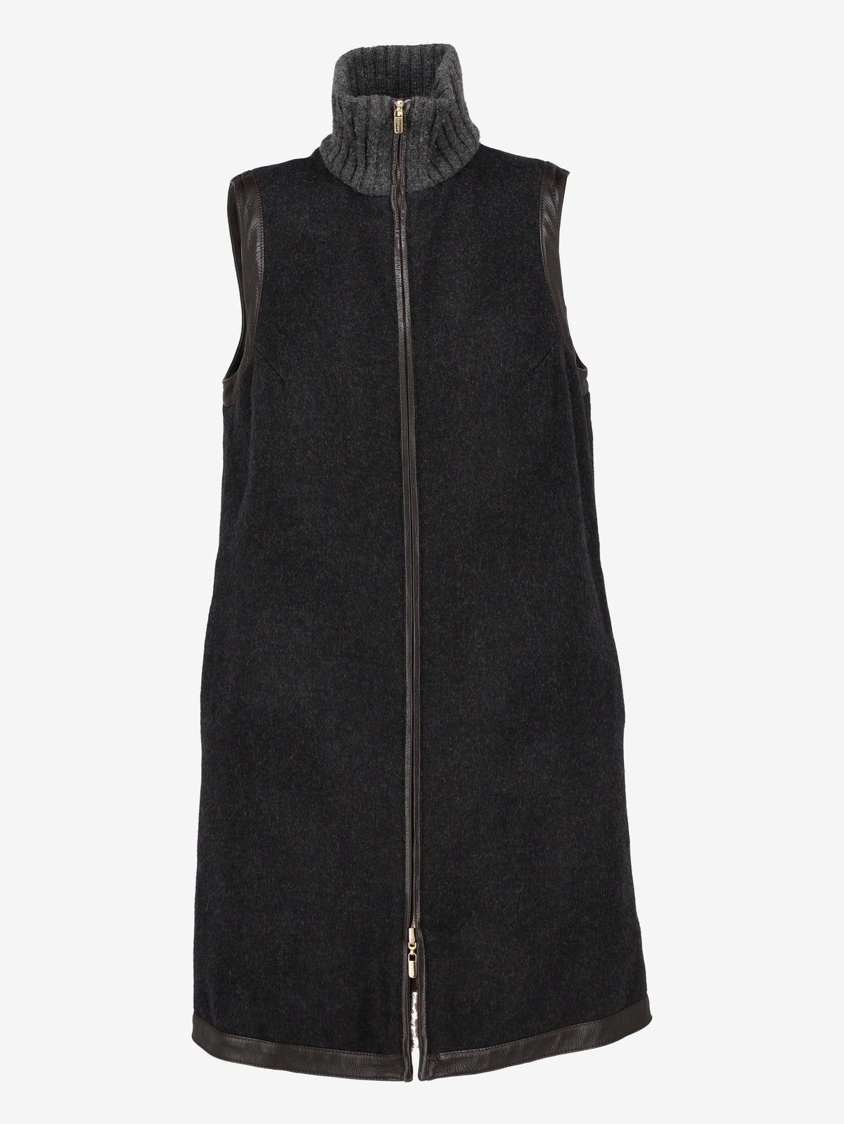Agnona Fur-Lined Sleeveless Mini Dress CVM26.8.27  Agnona 