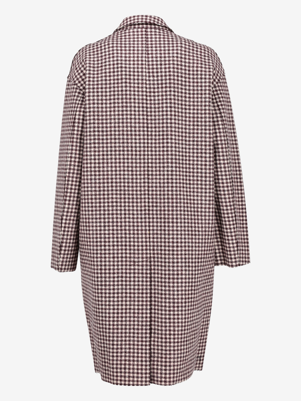 Alberto Biani Checkered Wool Coat CVM26.22.12  Vintage 