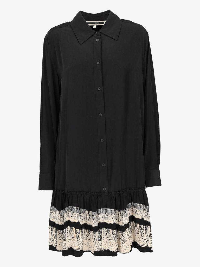 Alexander McQueen Shirt Dress with Lace-Effect Skirt W29092026.4  Alexander McQueen 