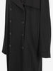 Antonio Marras Black Double-Breasted Coat W201026.1  Antonio Marras 