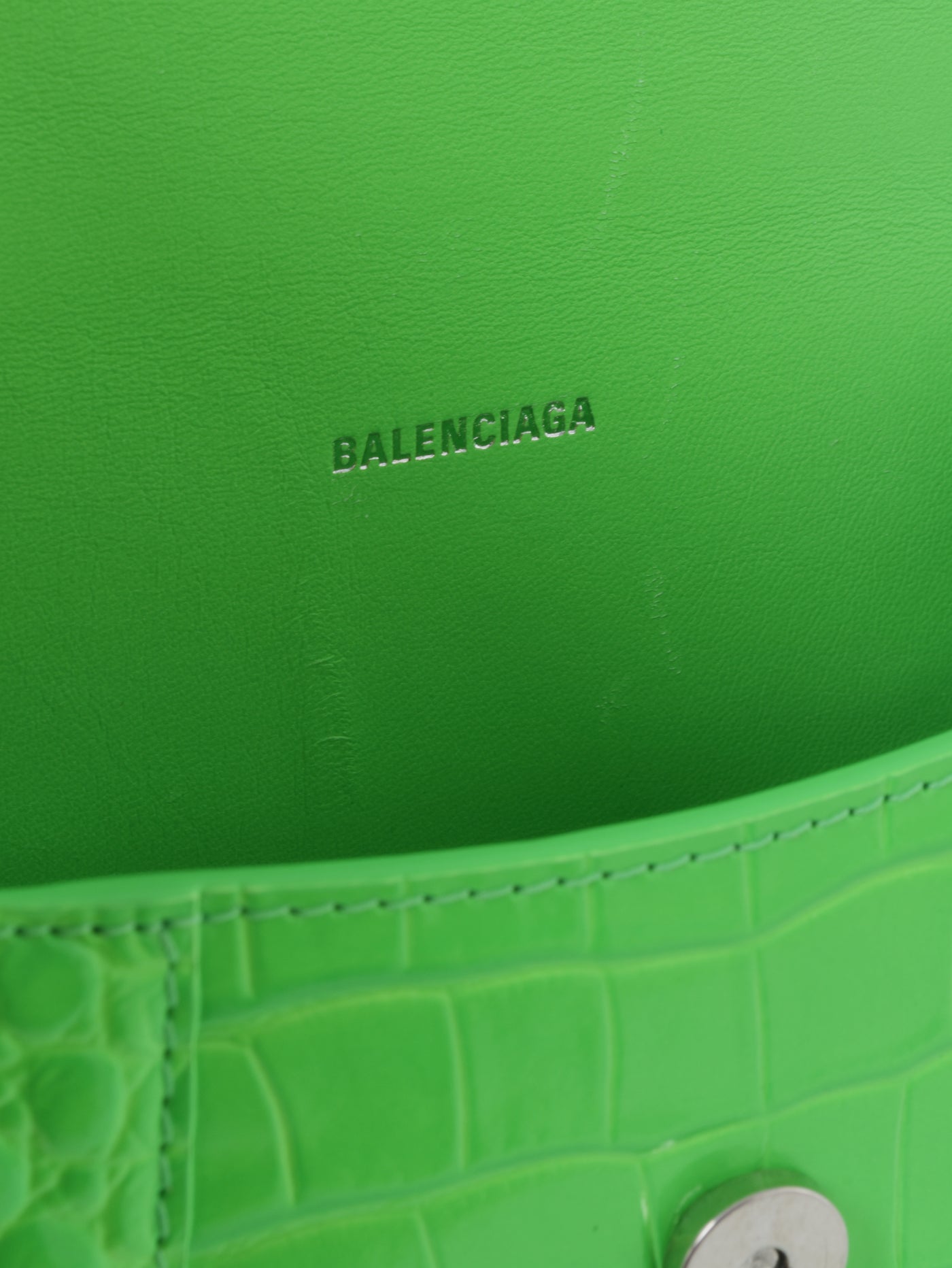 Balenciaga Acid Green Coco Hourglass
