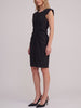 Balenciaga Black Silk Draped Midi Dress W2926.9  Balenciaga 