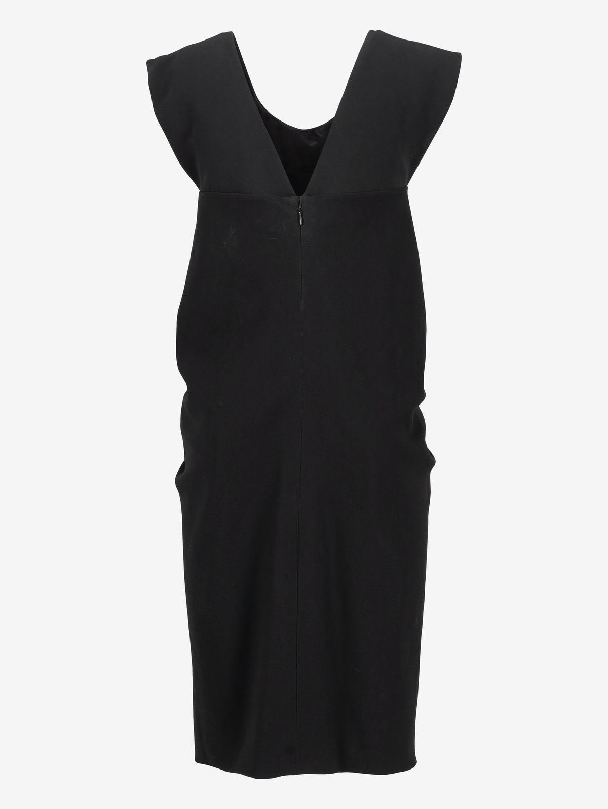 Balenciaga Black Silk Draped Midi Dress W2926.9  Balenciaga 