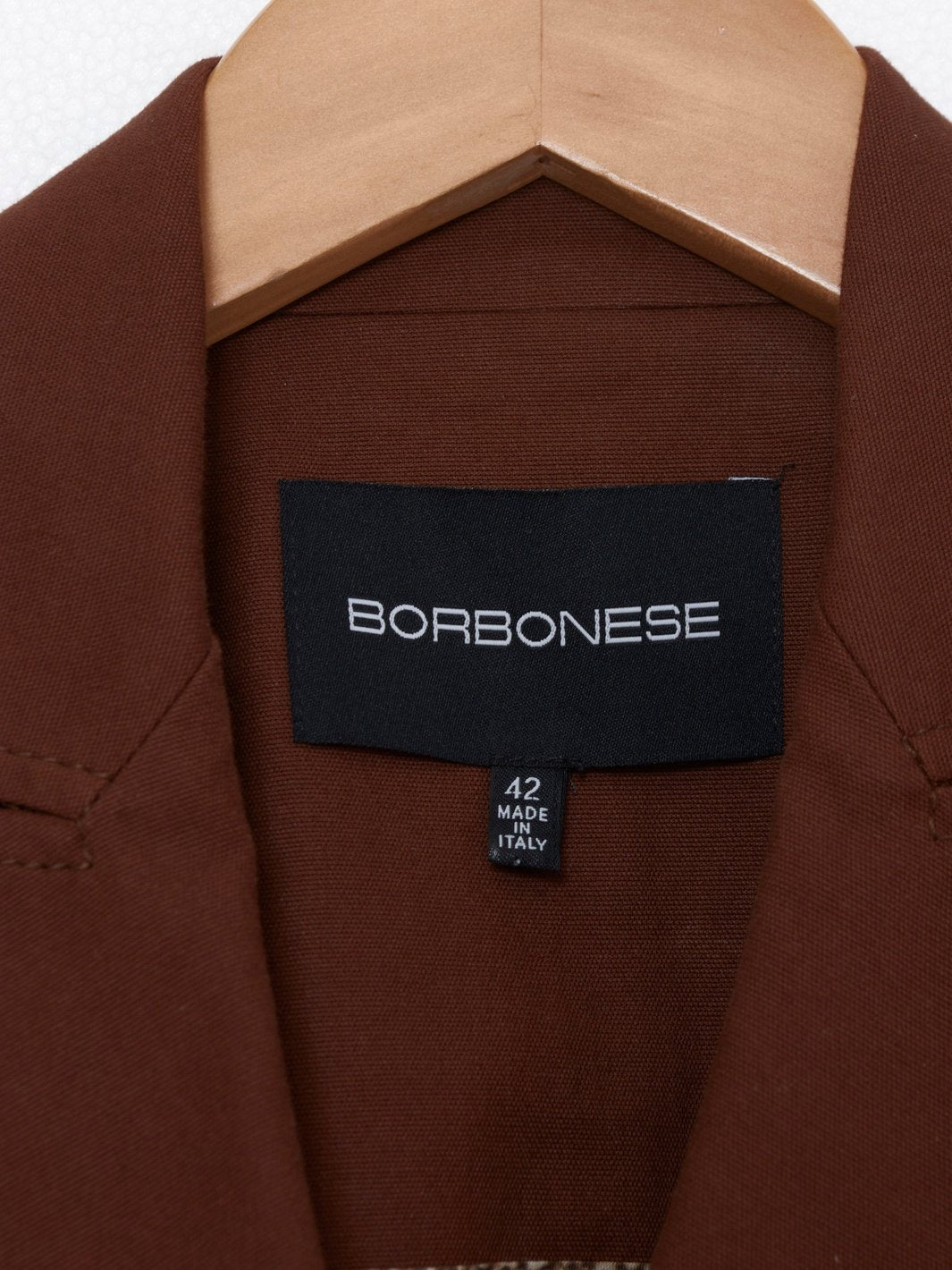 2010 Borbonese 棕色棉质西装