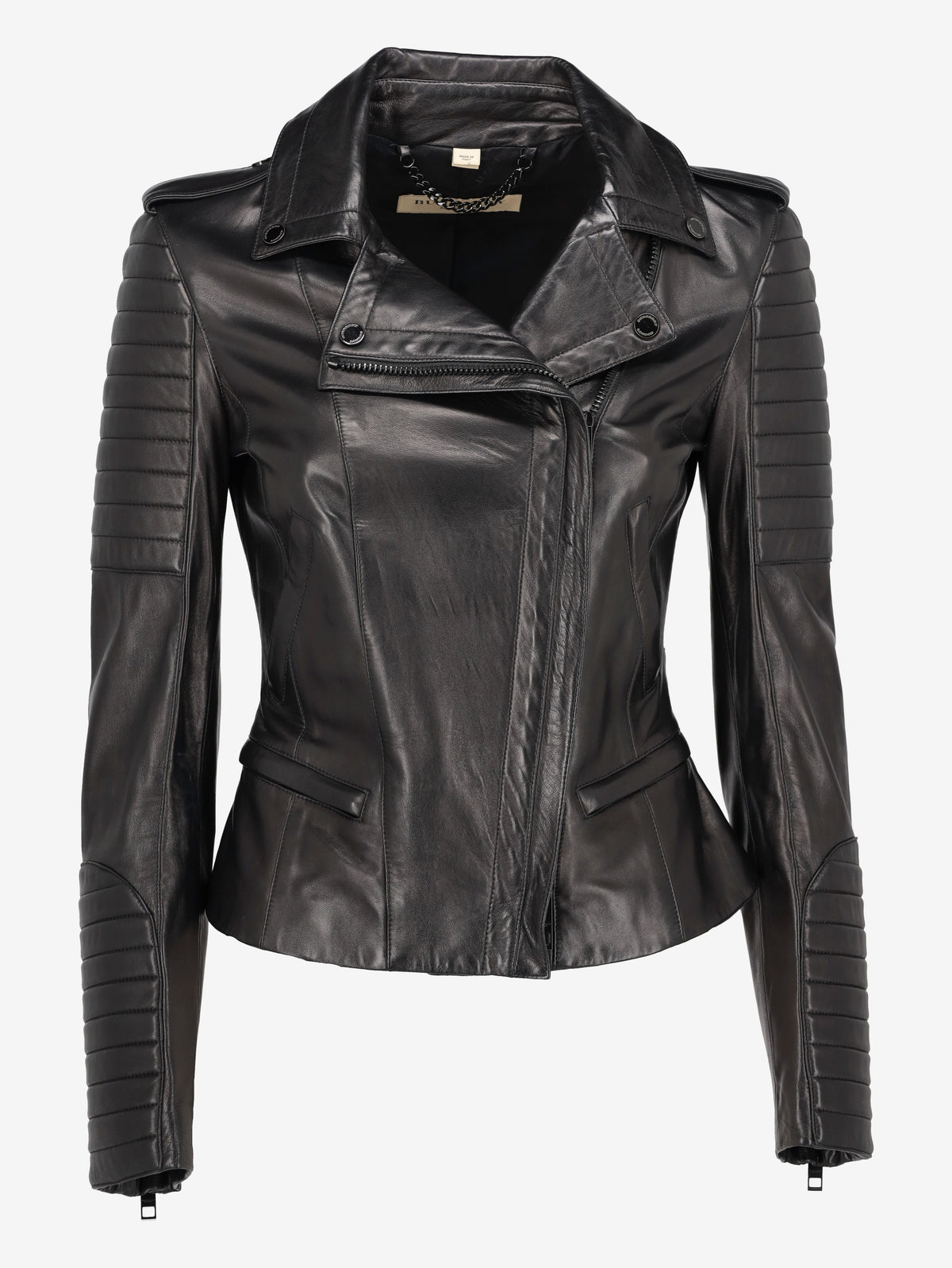 Burberry Classic Leather Biker Jacket W7426.14  Burberry 