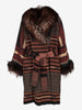 Carlo Tivoli Southwestern-Inspired Woven Coat CVM26.22.69  Vintage 
