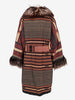 Carlo Tivoli Southwestern-Inspired Woven Coat CVM26.22.69  Vintage 