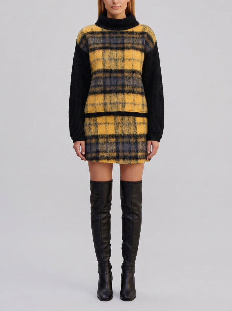 JC de Castelbajac Wool Sweater and Mini Skirt Set MR7526.3  Vintage 