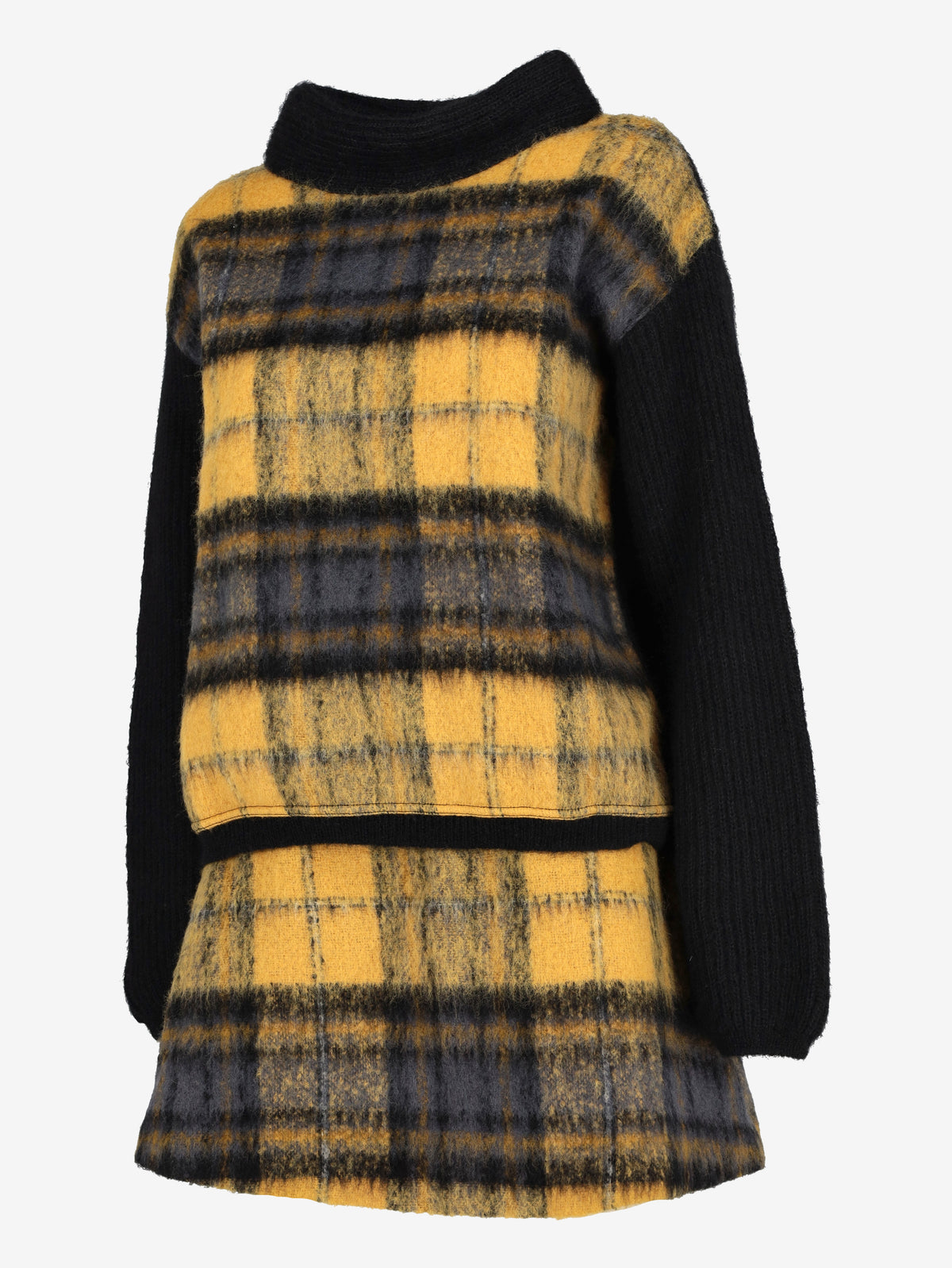 JC de Castelbajac Wool Sweater and Mini Skirt Set MR7526.3  Vintage 