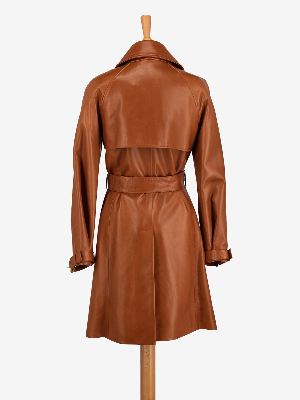Celine Leather Trench Coat MR161024.19  Celine 