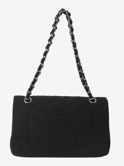 Chanel Timeless Classic Bag In Black Quilted Canvas