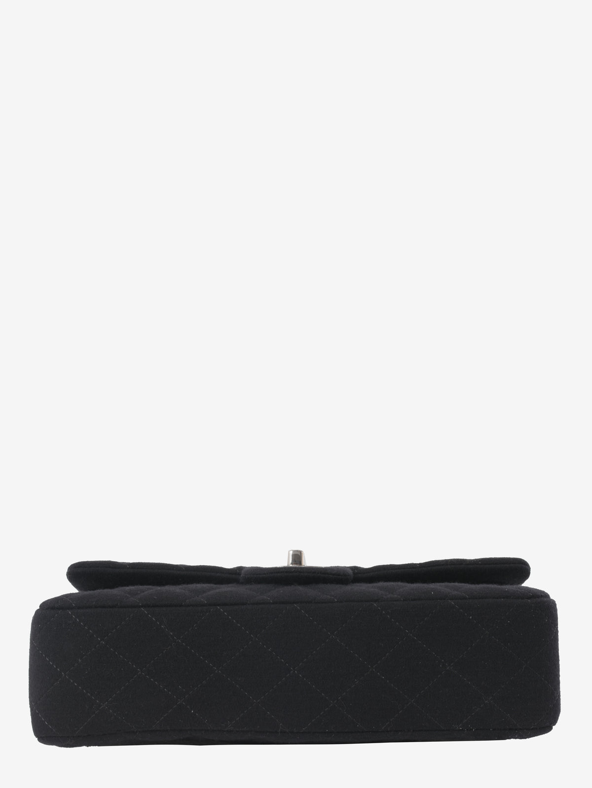 Chanel Timeless Classic Bag In Black Quilted Canvas