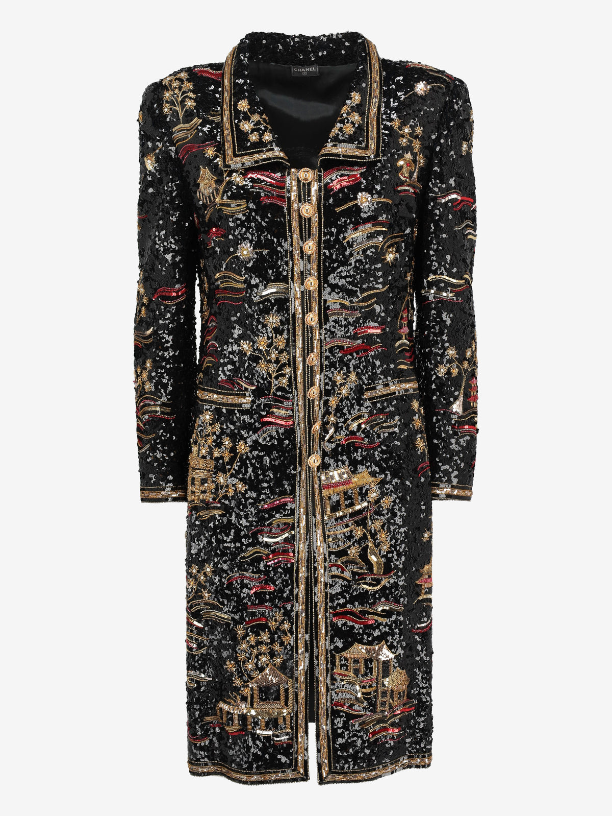 Chanel Karl Lagerfeld Coromandel Coat MR100524.49  Chanel 