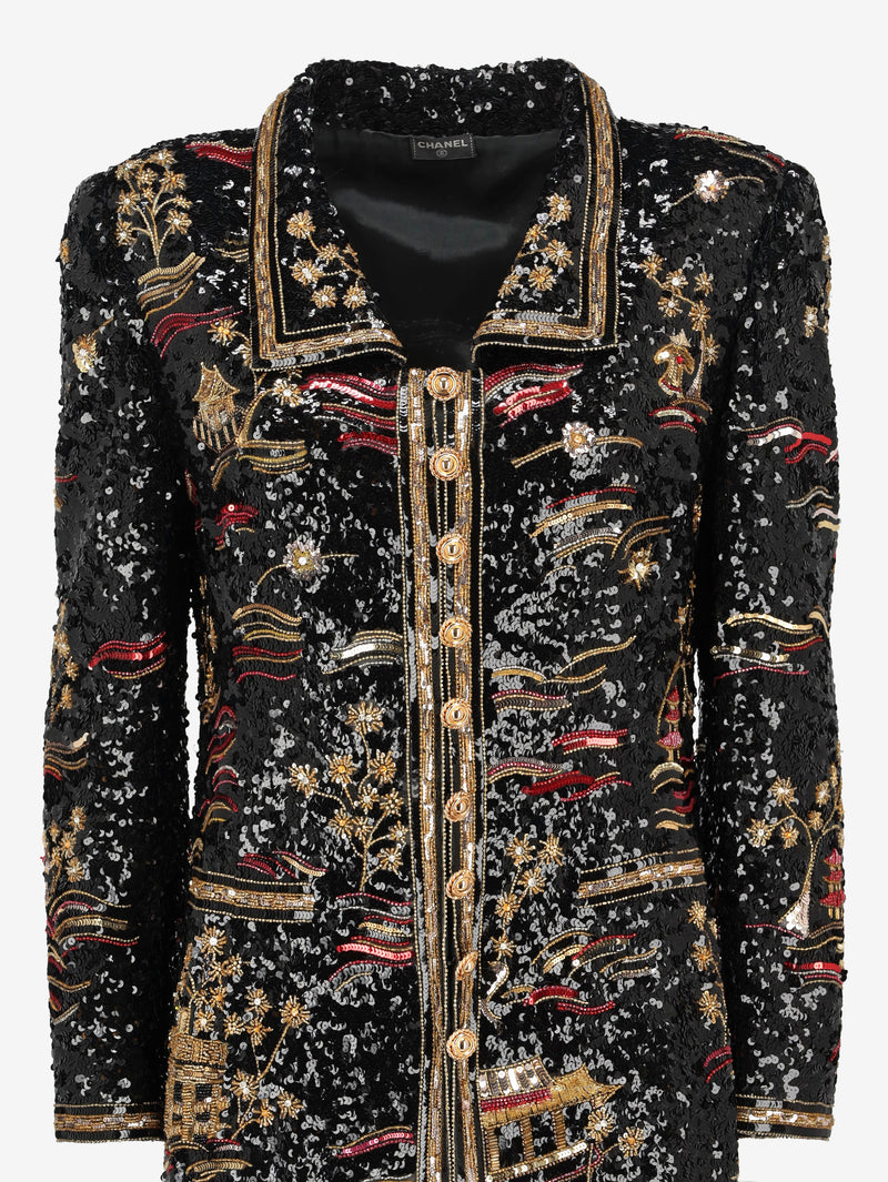 Chanel Karl Lagerfeld Coromandel Coat MR100524.49  Chanel 