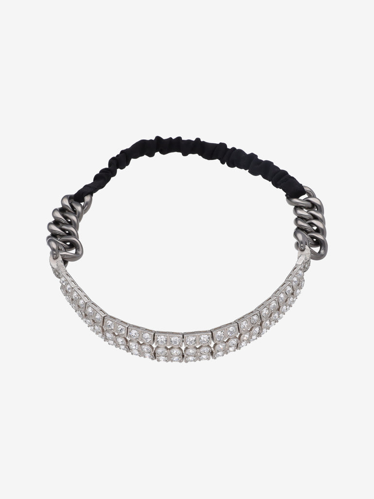 Chanel Gem-Embellished Metal Choker W191026.35  Chanel 