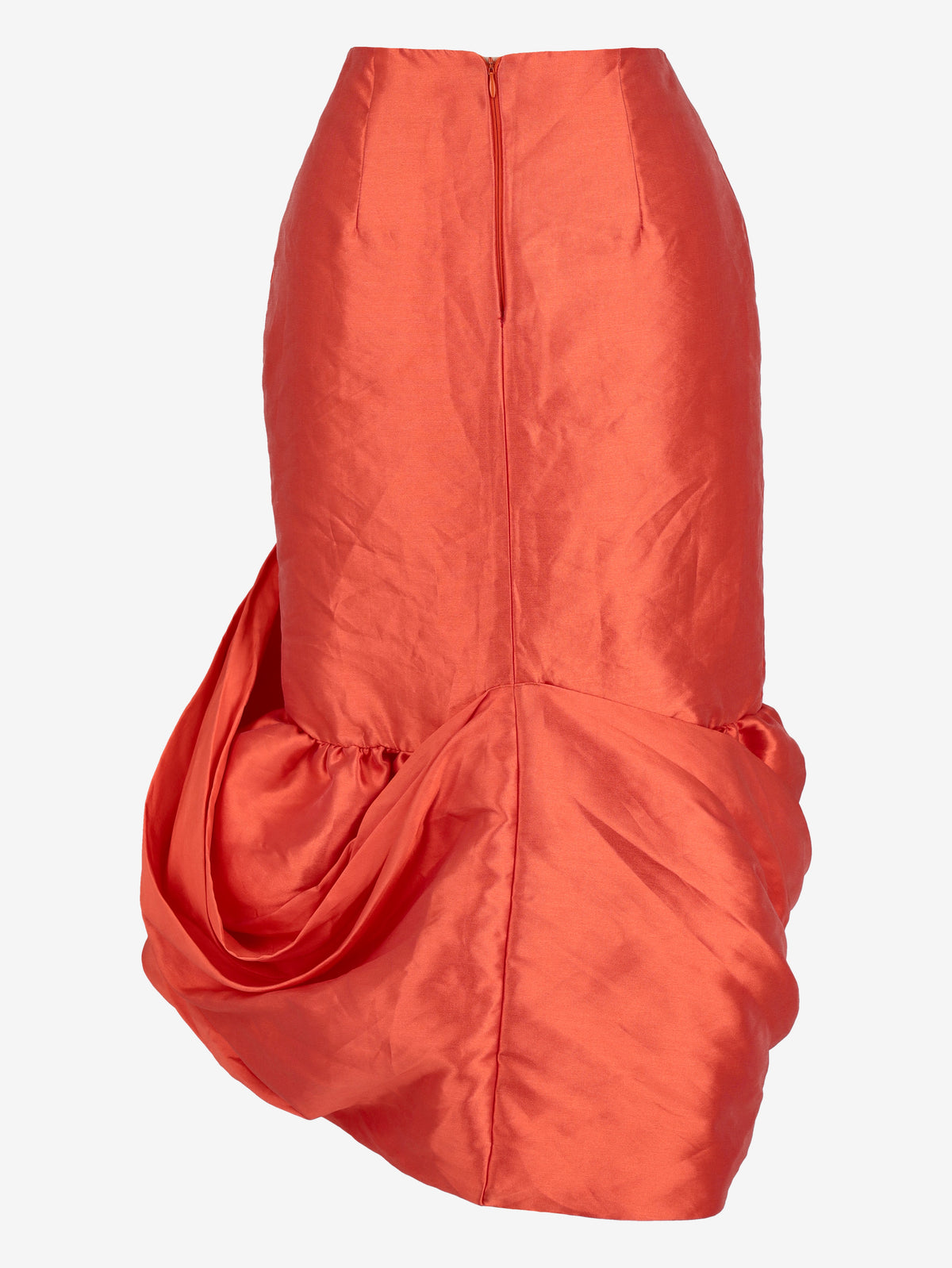 Vintage Midi Skirt with Sculptural Twisted Hem W191026.7  Chiara perrot 