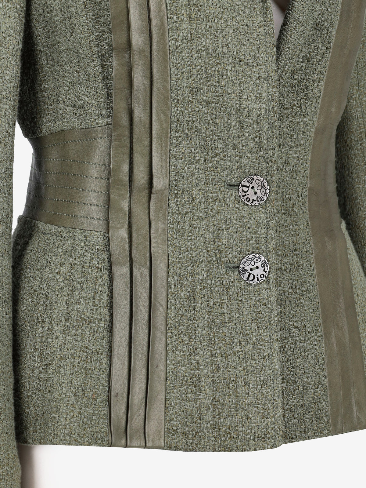 Christian Dior Blazer Jacket with Leather Inserts W7426.22  Christian Dior 