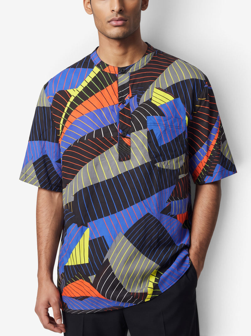 Christopher Kane Multicolor Geometric Silk Shirt W29092026.1  Christopher kane 