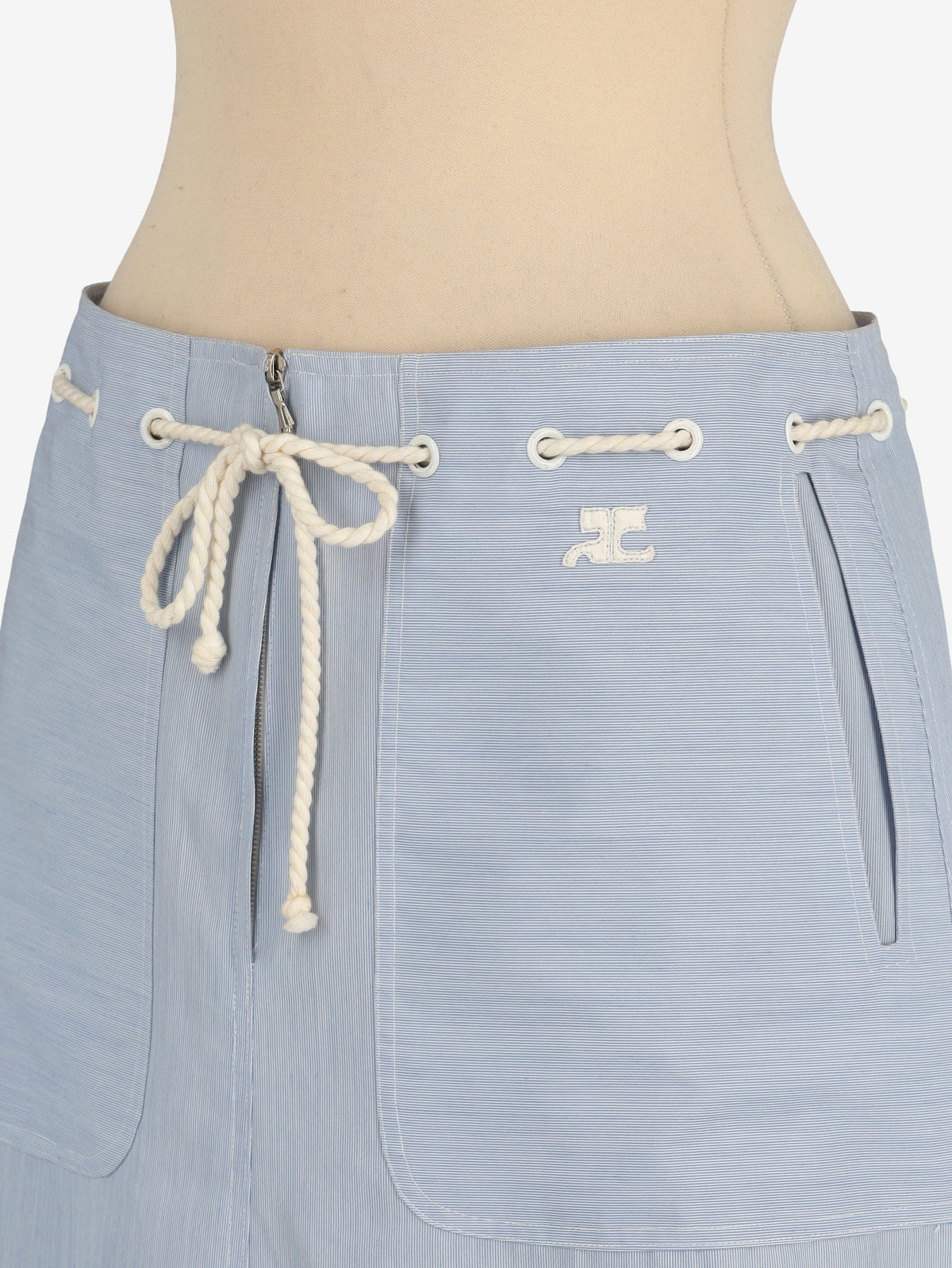 Courrèges Skirt With Drawstrings MR120725.39  Courrèges 
