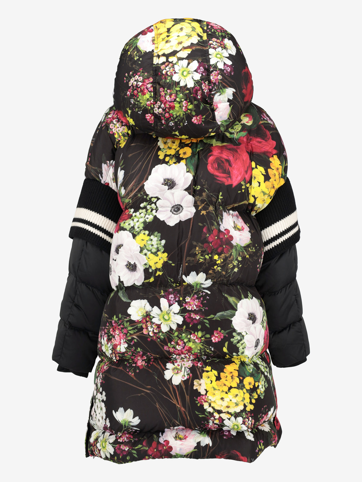 Dolce & Gabbana Oversized Floral Print Puffer Coat CVM26.22.10  Dolce & Gabbana 
