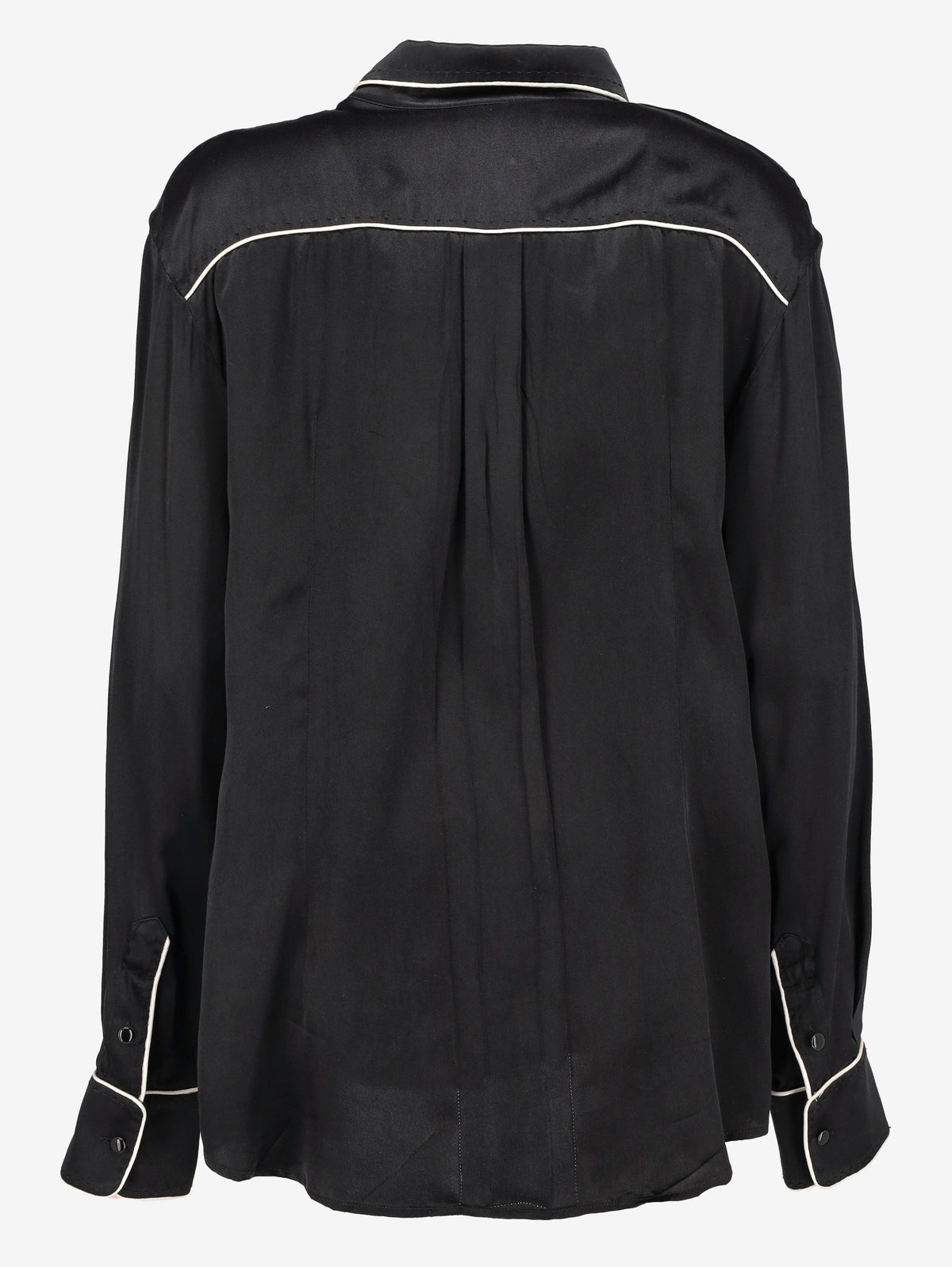 Dolce & Gabbana Western-Style Silk Shirt CVB26.47.10  Dolce & Gabbana 