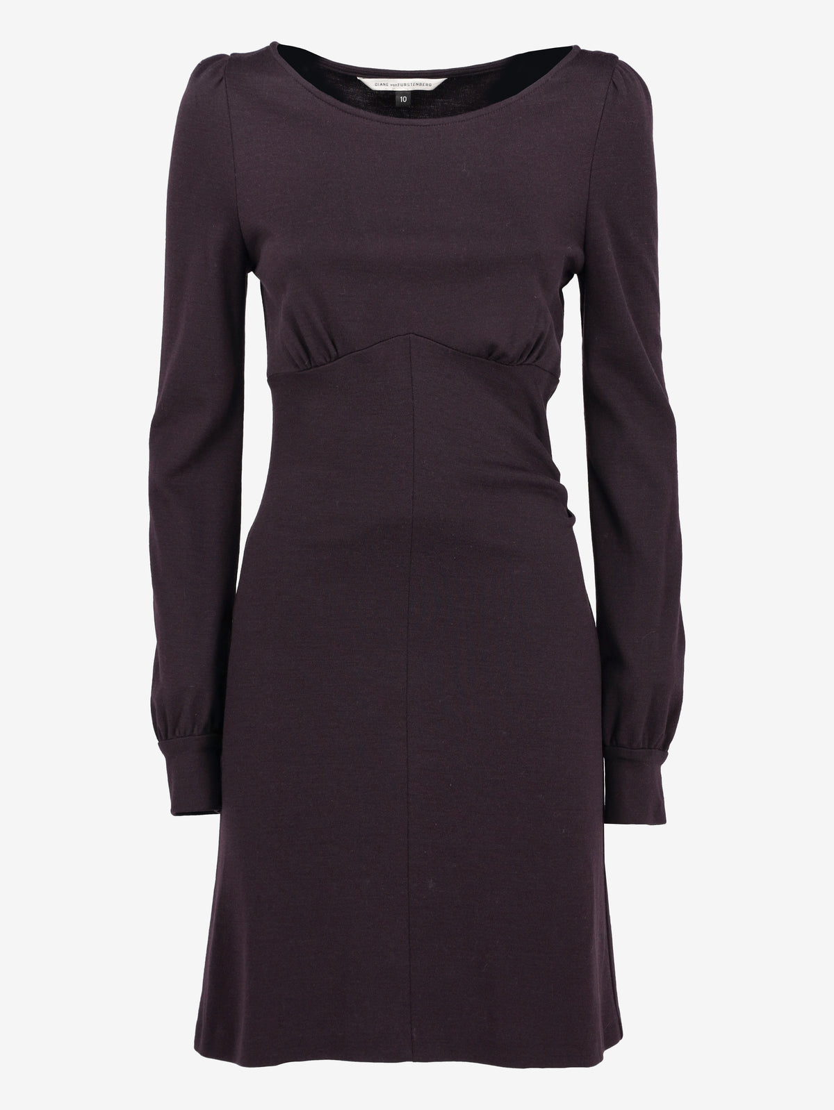 Diane von Furstenberg Long-Sleeve Wool Mini Dress CVB20.47.20  Diane Von Furstenberg 