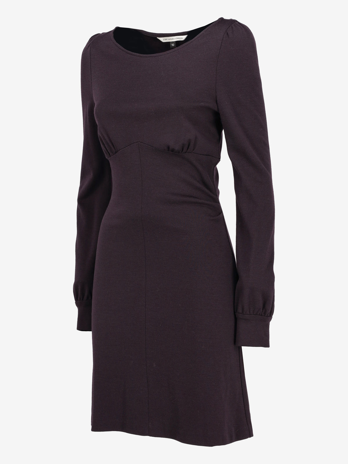 Diane von Furstenberg Long-Sleeve Wool Mini Dress CVB20.47.20  Diane Von Furstenberg 