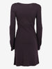 Diane von Furstenberg Long-Sleeve Wool Mini Dress CVB20.47.20  Diane Von Furstenberg 