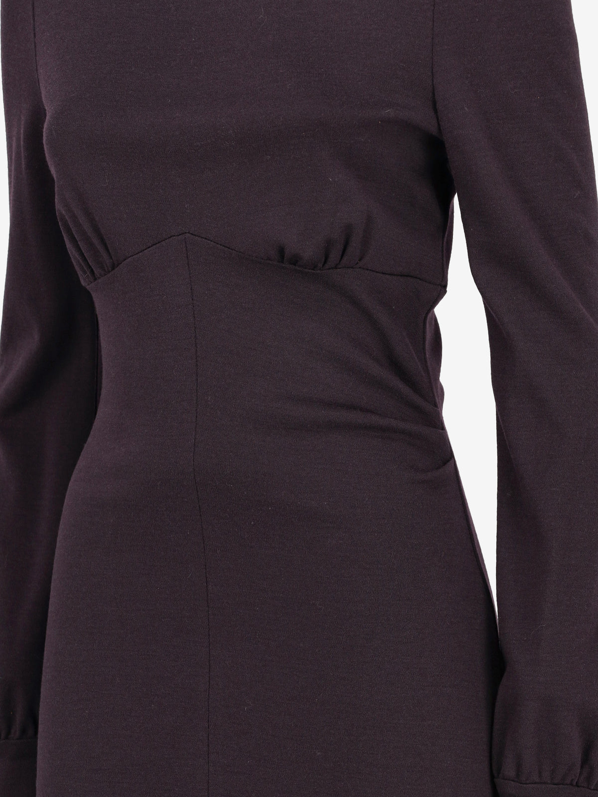 Diane von Furstenberg Long-Sleeve Wool Mini Dress CVB20.47.20  Diane Von Furstenberg 