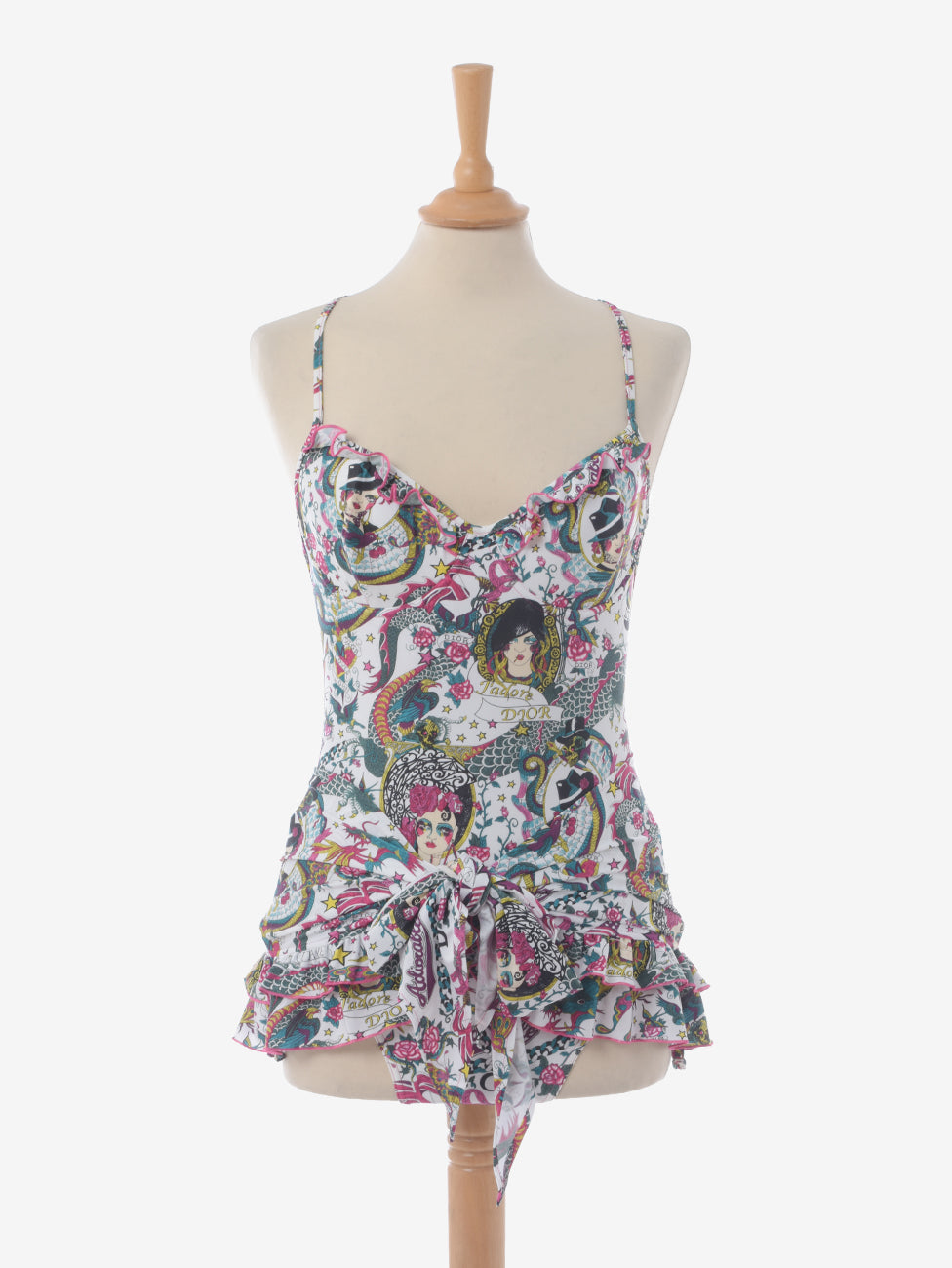 Christian Dior Gypsy Print Swimsuit -'00s