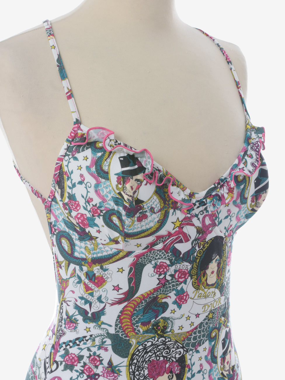 Christian Dior Gypsy Print Swimsuit -'00s