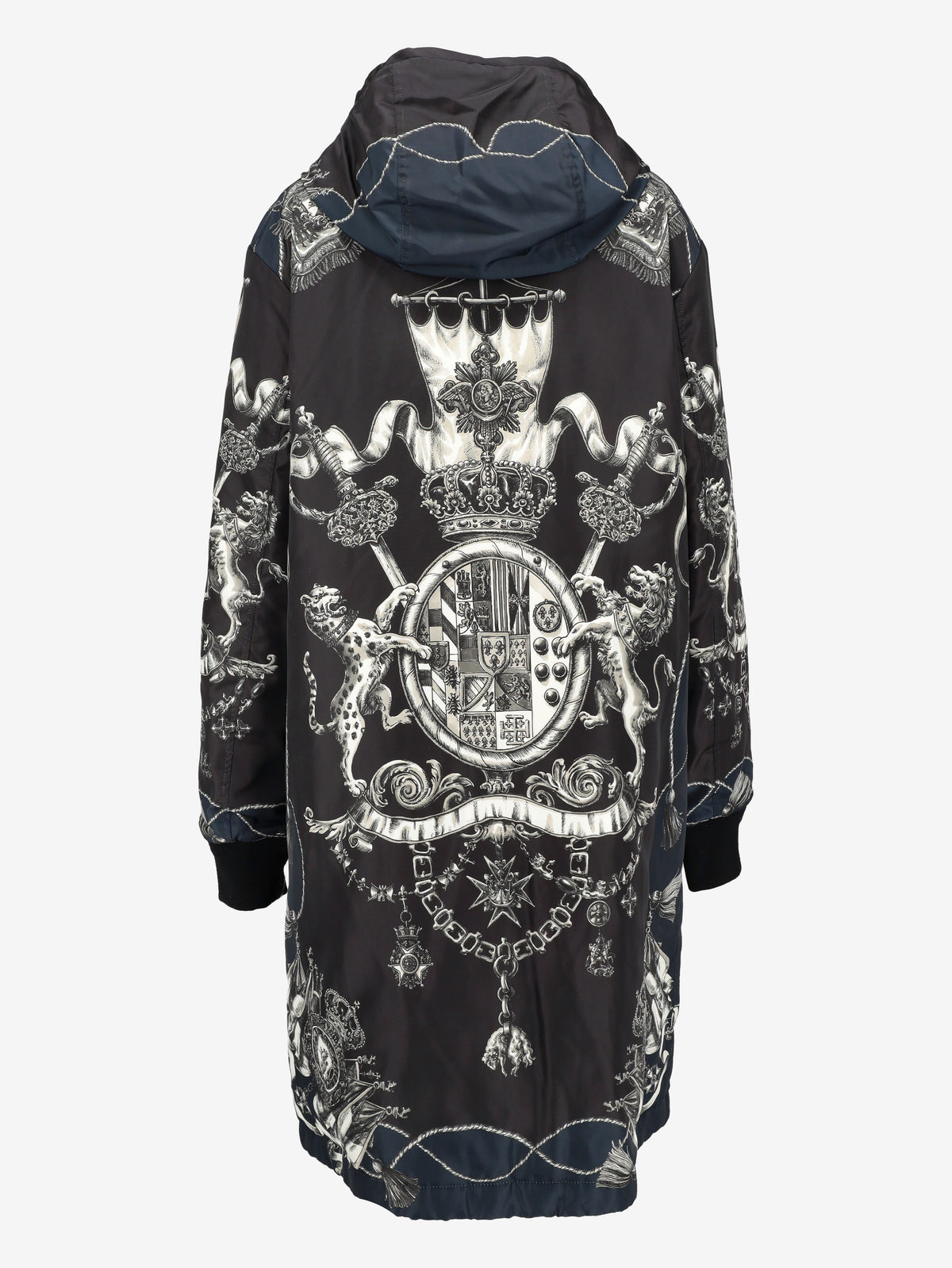 Dolce & Gabbana Monogram Print Long Parka CVM26.22.57  Dolce & Gabbana 