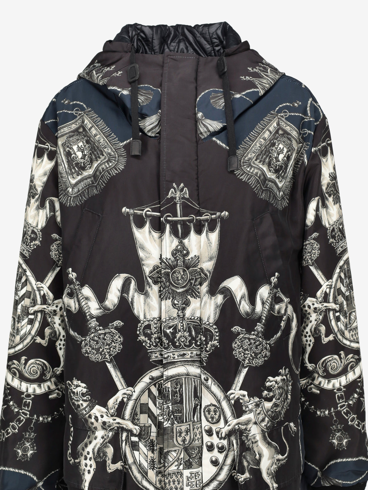 Dolce & Gabbana Monogram Print Long Parka CVM26.22.57  Dolce & Gabbana 