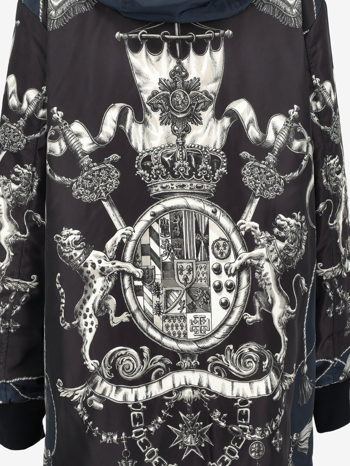 Dolce & Gabbana Monogram Print Long Parka CVM26.22.57  Dolce & Gabbana 
